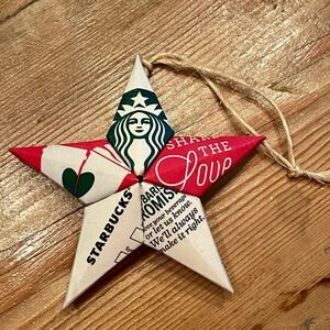 Starbucks Festive Star Ornament